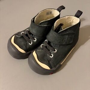Keen Kids Black High Top Coronado Sneakers